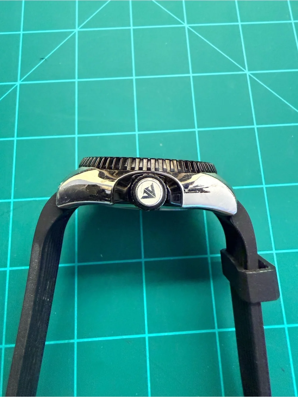 Citizen Black Dive Watch—some wear and scratches